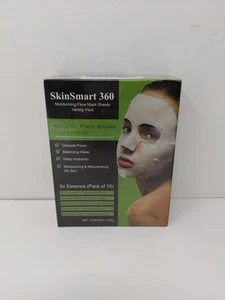 Skinsmart 360™ Moisturizing Facial Mask Sheets For Men & Women, Hydrate Dry Skin - Picture 1 of 5