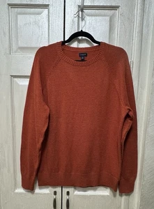 J.Crew Herren L Rost Lammwollmischung Rundhals Pullover Strickpullover - Bild 1 von 10