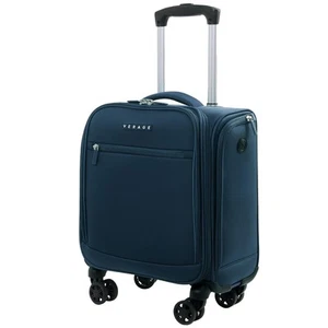 Underseat Carry On Luggage with Wheels, 14.5-Inch Spinner Small Suitcase, Sof... - Picture 1 of 9