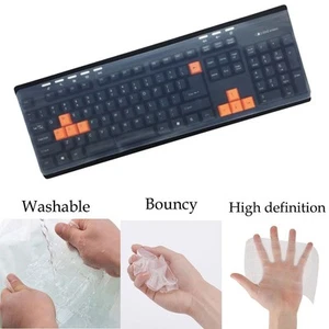 Keyboard Cover Keyboard Protector Film Silicone Skin Laptop Accessories - Afbeelding 1 van 12