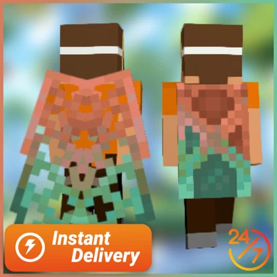 Minecraft : Copper Cape (Fast Delivery) (TIKTOK DROP) (JAVA & BEDROCK) - Immagine 1 di 4