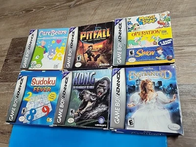 Care Bears Pitfall Kong Enchanted Sudoku .MT OP SI. BOX LOT GBA Game Boy Advance - Image 1 of 4