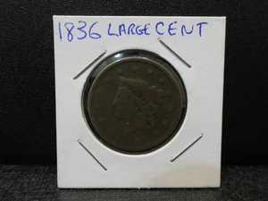 1836 Large Cent - Picture 1 of 4