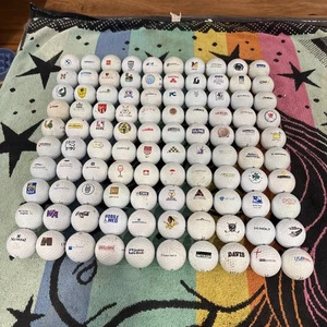 100 LOGO GOLFBÄLLE BANKEN SPORT VERSICHERUNGEN GROSSE UNTERNEHMEN - Bild 1 von 10