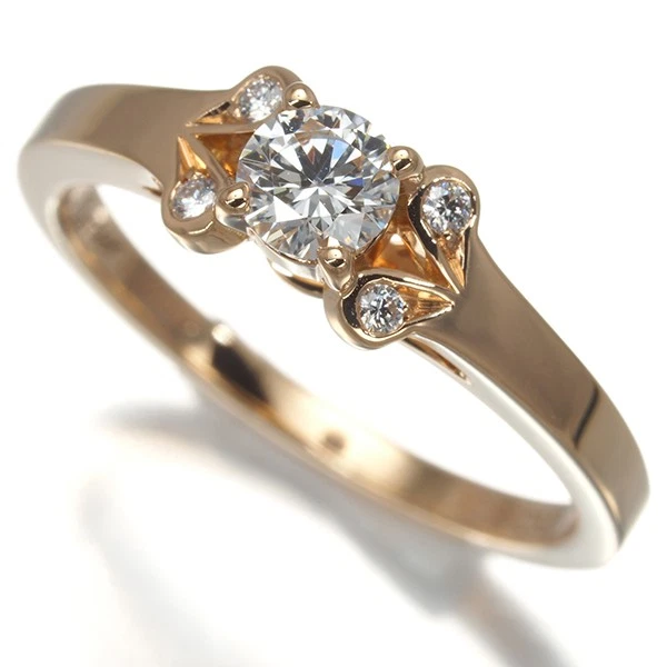 Auténtico Anillo Cartier Diamante 0.26ct F IF EX Bailarina Solitario EU50 18K RG  Foto 1 de 4