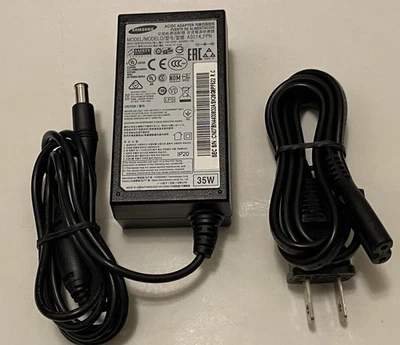 Genuine Samsung AC/DC Adapter A3514_FPN Power Supply 35W 14V 2.5A w/Cord -Tested - Image 1 of 4