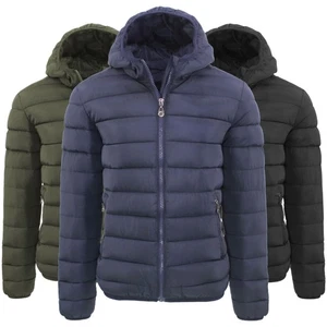 Giubbotto Uomo Invernale Cappuccio Imbottito Giubbino Casual Piumino 200 Grammi - Imagen 1 de 18