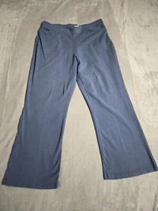 White Stag Stretch Petite Pants Classic Blue Women's Size 12 / 14 Wide Leg Pants - Picture 1 of 10
