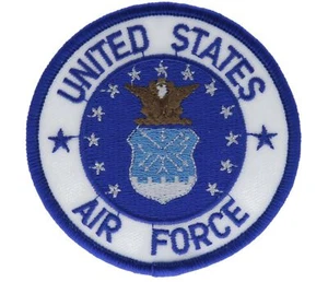 Blue & White USA Air Force Traditional Insignia Patch AK F2D6O - Picture 1 of 1