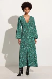 NWT FAITHFULL THE BRAND Venados Midi Dress Marilla Floral sz 10 RRP $299 [ap - Picture 1 of 9