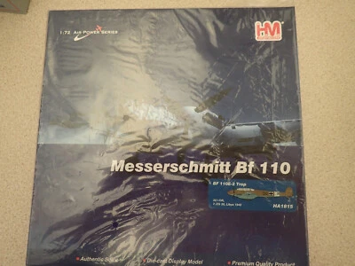Hobbymaster HA1815 1:72 Messerschmitt Bf 110E-2 Trop Libya 1942 Sealed - Image 1 of 4