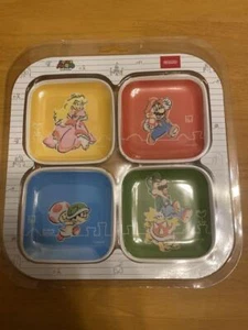 NEW NINTENDO TOKYO Limited Super Mario Family Life Melamine Mini Plate Set Japan - Picture 1 of 4