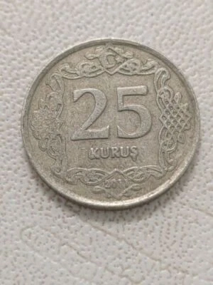 COIN / TURKEY / 25 Kurus 2011 Kayihan coins T68 - Image 1 of 2