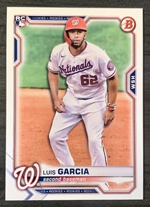 2021 Bowman - LUIS GARCIA - Nationals RC #5