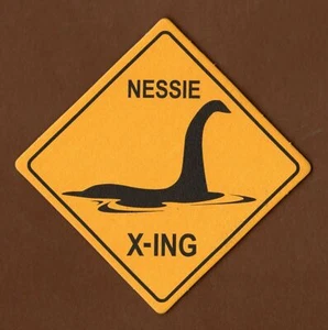 Nessie X-ING Drink Coaster Yellow/Black 3.5"x3.5" Loot Crate EXCLUSIVE NEW - Picture 1 of 2