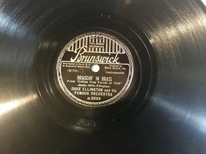 78:BRUNSWICK m8099 DUKE ELLINGTON - BRAGGIN' IN BRASS / CARNIVAL IN CAROLINE - Picture 1 of 6