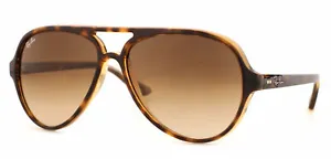 Rayban Cats 5000 Classic Nylon Light Brown Gradient Sunglasses RB41257105159 - Picture 1 of 6