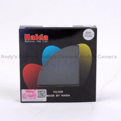 Haida 77mm Slim ND1.8 (6 Stops) 64x Neutral Density Grey Filter ND64 - Image 1 of 2