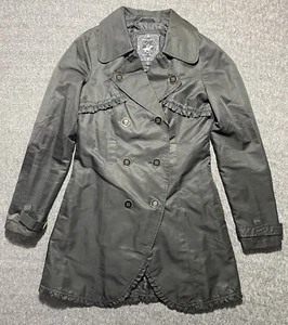 Beverly Hills Polo Club Double Breasted Jacket Black Women's Size M - Picture 1 of 9