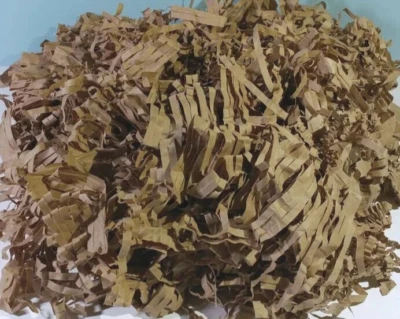 Brown Shredded Kraft Paper for Earth Friendly Packaging Gift Basket Moving Boxes - Image 1 of 4