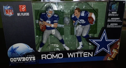 NFL Jason Witten & Tony Romo Cowboys 2pack Action Figure Mcfarlane Toys Cover