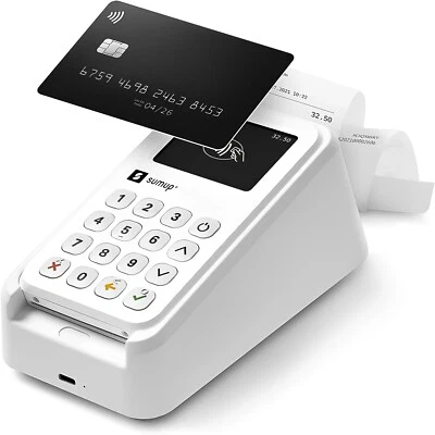 SumUp® 3G+ Card Payment Reader & Printer (Free Built-in SIM+Unlimited Data)**  - Image 1 of 4