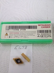 10 NEUE MITSUBISHI DCMT 11T308SQ CERMET-EINSÄTZE. GR: UP35N (E678) - Bild 1 von 1