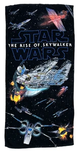 Telo mare Star Wars IX Rise of Sky Walker Millennium Falcon nero 55" x 26 - Foto 1 di 10