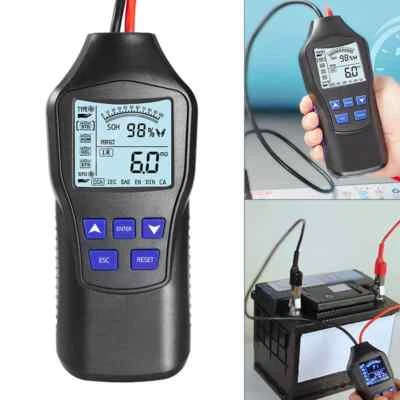 Car Battery Tester Intelligent 12V/24V Automotive Quick Load Plug Cranking - Image 1 of 4