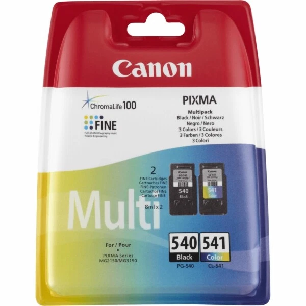 Canon 5225B006 PG-540CL541 Druckkopfpatrone Multipack schwarz + color 8ml 18 - Bild 1 von 1