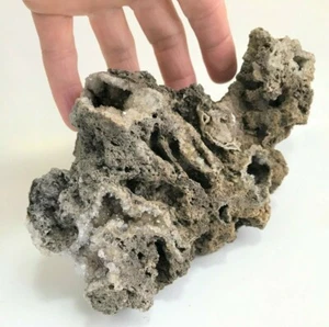  Large Genuine NY Herkimer Diamond Quartz Crystal Cluster Druze Matrix   - Picture 1 of 12