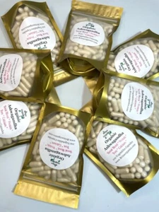 Organic Ashwagandha Vegetable Capsules, Protein, Iron, and Calcium - Picture 1 of 4