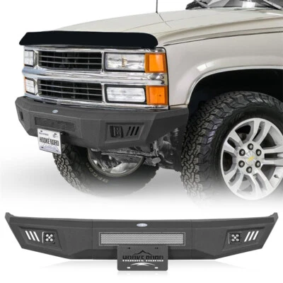 Parachoques delantero con luces LED para Chevrolet GMC Sierra 1988-1998 C/K 1500 2500 3500 Foto 1 de 4
