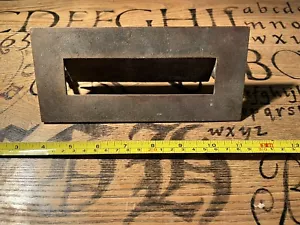 LB002 Victorian Solid Brass Letter Box - Picture 1 of 3
