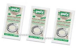 PULY GRIND COFFEE GRINDER CLEANER CRYSTALS 20 GRAMS PACK OF 3 PACKETS - Picture 1 of 4