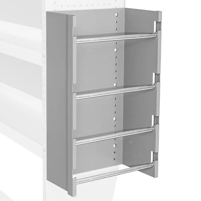 P-SH-Wire Reel Holder -13" Wide 4 Rods Wire Spool Rack Fits for 13" Van Shelving Foto 1 de 4