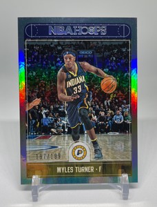 Myles Turner 2017-18 Hoops SILVER PARALLEL /199 #152 Indiana Pacers