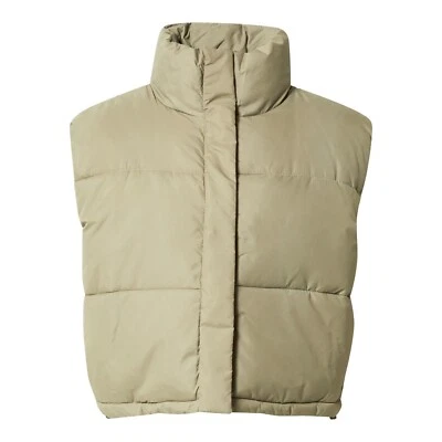 WEEKDAY Steppweste 'Cut Puffer Vest' - khaki - S - neuwertig - Bild 1 von 3