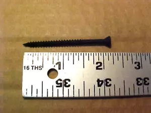 300 NEUE Terrassenschrauben #6 x 2 1/4" schwarz Phosphat Zierkopfschrauben Vierkantantrieb - Bild 1 von 5