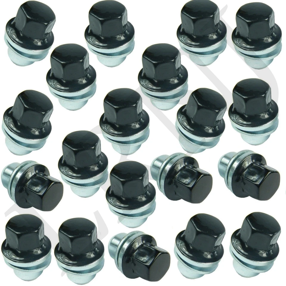 LAND ROVER RANGE ROVER SPORT 05 >EN JUEGO DE 20 TUERCAS DE RUEDA TAPADAS NEGRAS RRD500290B Foto 1 de 1