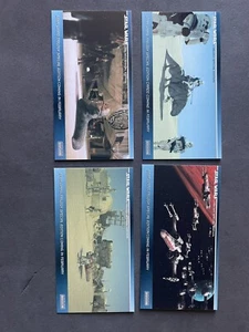 STAR WARS PROMOTION CARD-1996 TOPPS TRILOGY WIDEVISION PROMO CARDS X4 - Picture 1 of 2