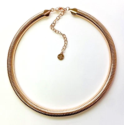 Collar HSN R.J. Graziano Tono Rosa Serpiente Cadena 19-1/2" Foto 1 de 4