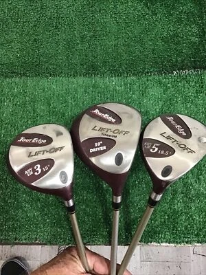 Tour Edge Lift-Off Fairway Woods Driver 3-5 Regular Graphite Shafts - Image 1 of 4