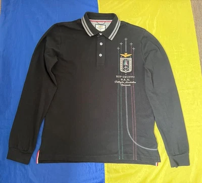 CAMISA POLO JERSEY MANGA LARGA AERONAUTICA MILLITARE Talla M Foto 1 de 4