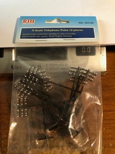 Postes de teléfono Rock Island Hobby 23100 escala N (12 piezas) HH - Imagen 1 de 1
