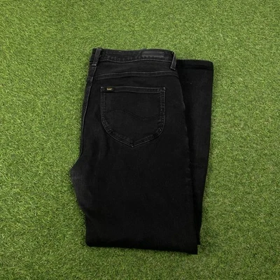 LEE Jeans SCARLETT High Slim Women Fit Size W34 L31 Black - Image 1 of 4