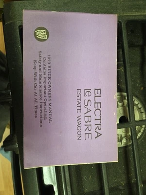 79 1979 Buick Electra/Lesabre/Estate Wagon manual del propietario Foto 1 de 3