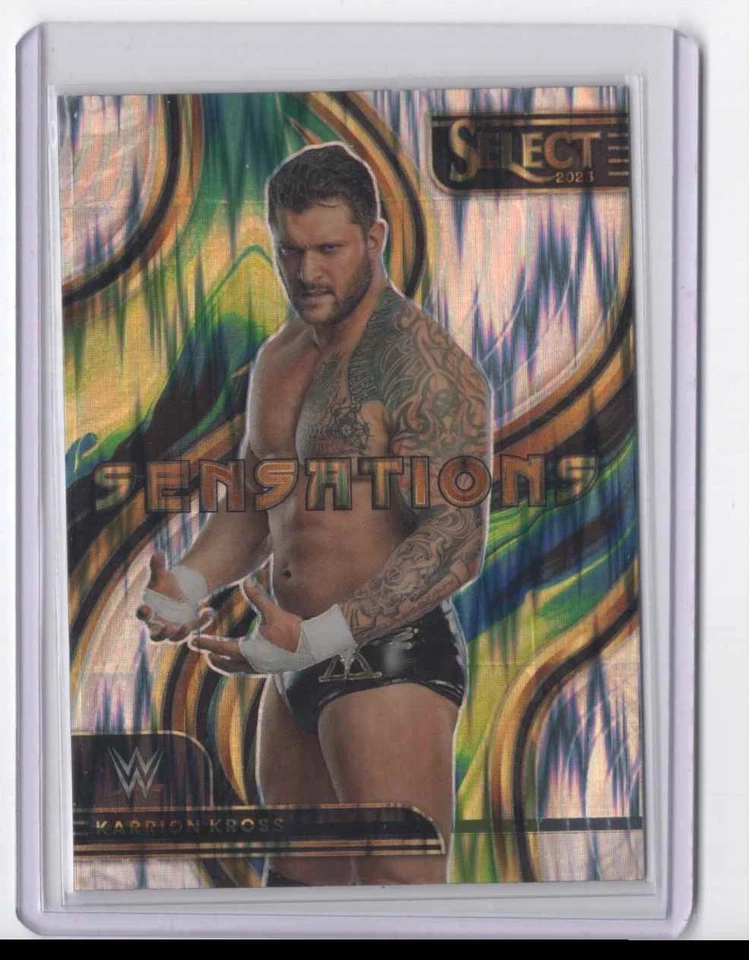 2023 Panini Select WWE Sensations Silver Flash Prizm Karrion Kross #8 - Image 1 of 2