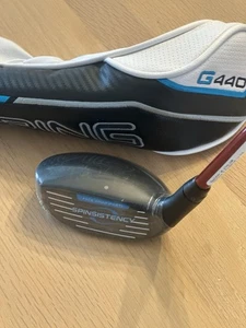 New Mens PING G440 20° 3 Hybrid Red Denali 70G 5.5 Regular Graphite & Headcover - Picture 1 of 8