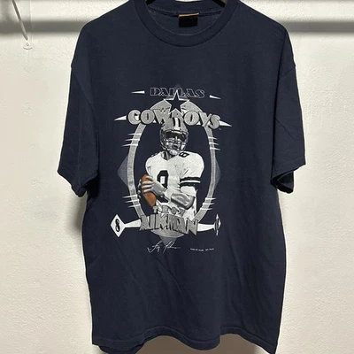 Camiseta Vintage Años 90 Troy Aikman Dallas Cowboys Grande/XL Foto 1 de 4